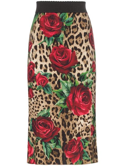 dolce gabbana skirt polyvore|dolce and gabbana pencil skirt.